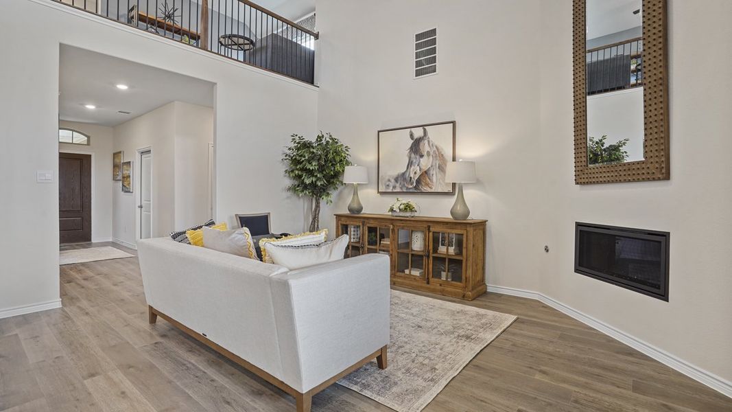 Furnished interior view inside a new home in Lakewood Trails, Forney (Image 11).