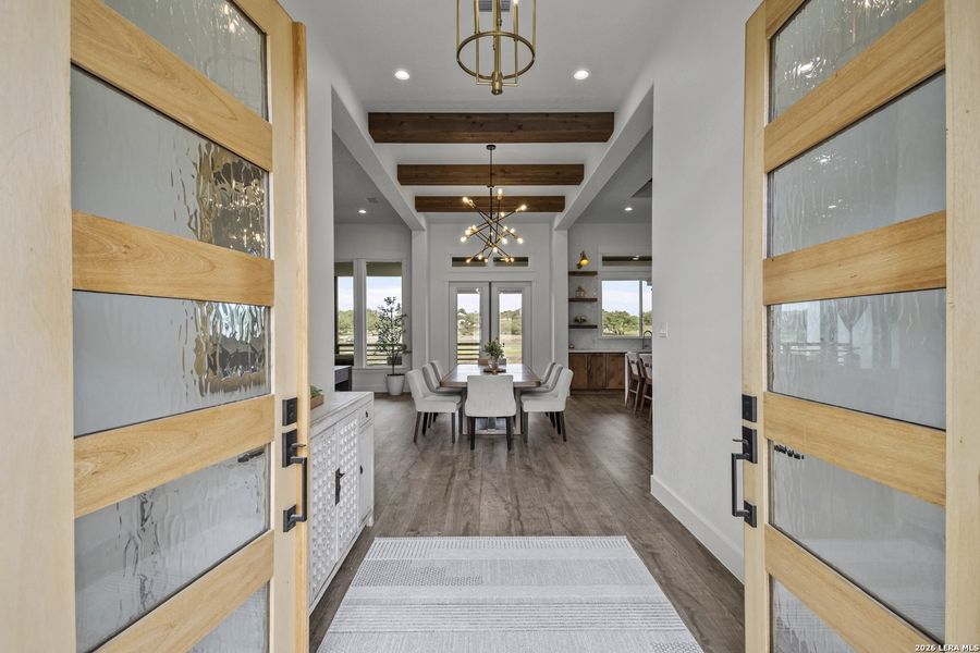 Furnished interior view inside a new home in , Bulverde (Image 30).