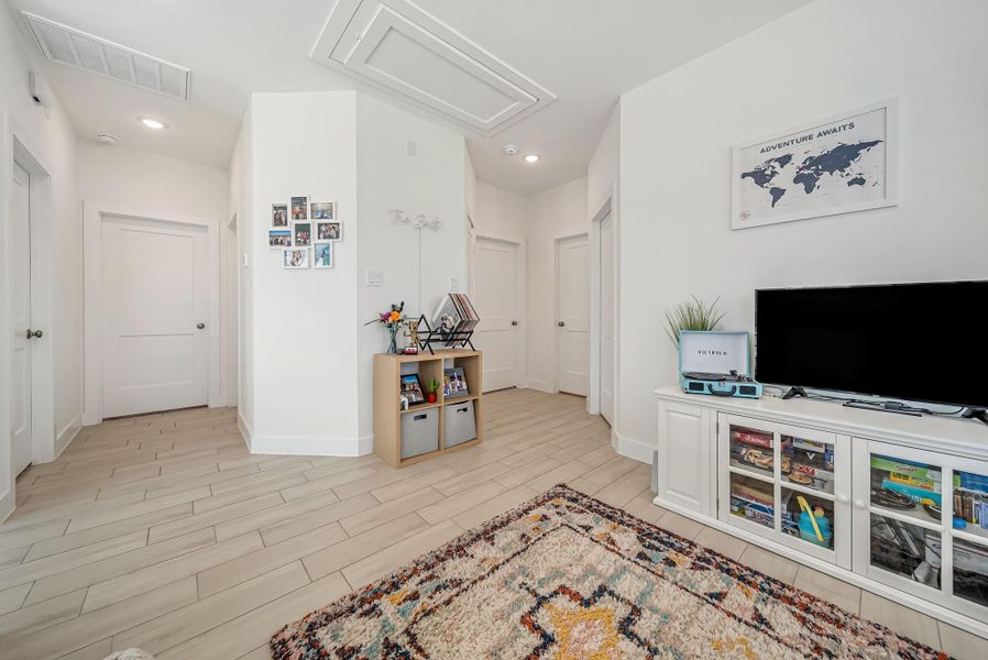Furnished interior view inside a new home in The Groves, Humble (Image 16).