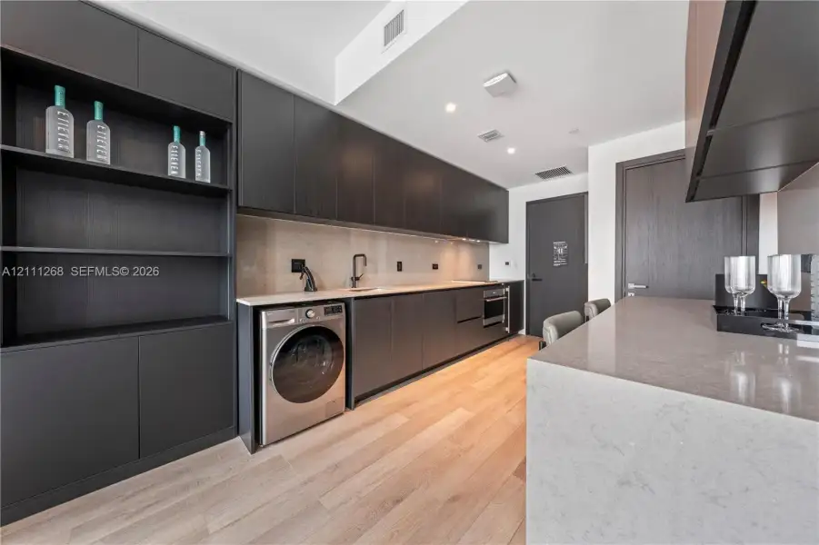 Furnished interior view inside a new home in , Miami (Image 8).