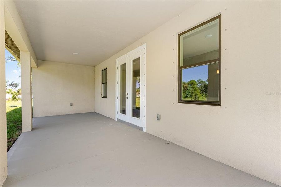 Exterior details and patio area of a home in , Palm Bay (Image 31). Exterior details and patio area of a home in , Palm Bay (Image 31).