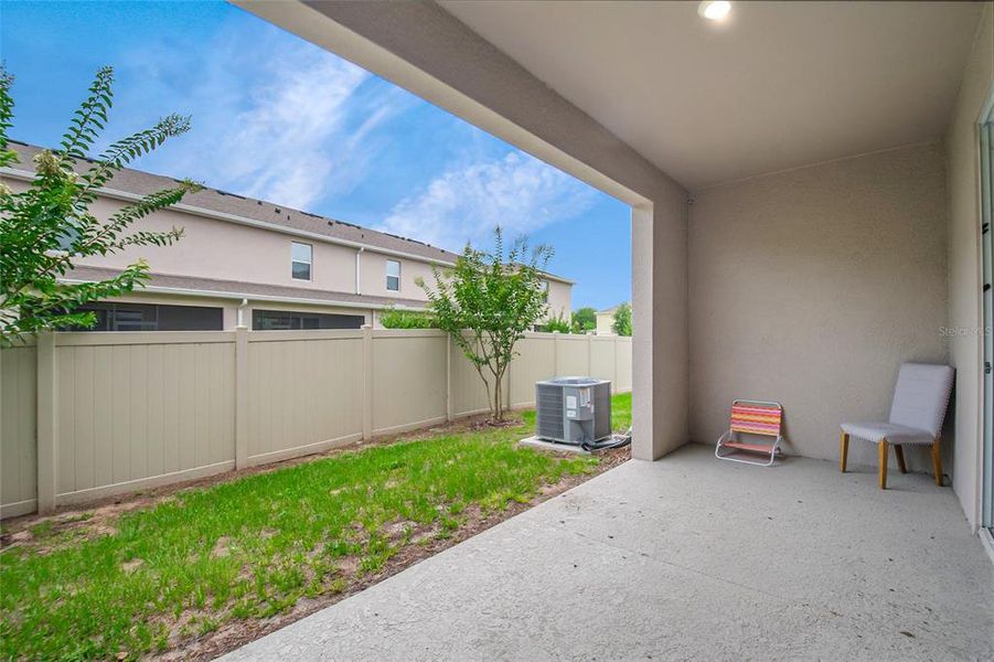 Exterior details and patio area of a home in , Howey-in-the-Hills (Image 22).