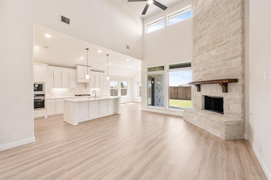 Spacious, unfurnished interior of a new home in Ridge Ranch Classic 50, Mesquite (Image 12). Spacious, unfurnished interior of a new home in Ridge Ranch Classic 50, Mesquite (Image 12).