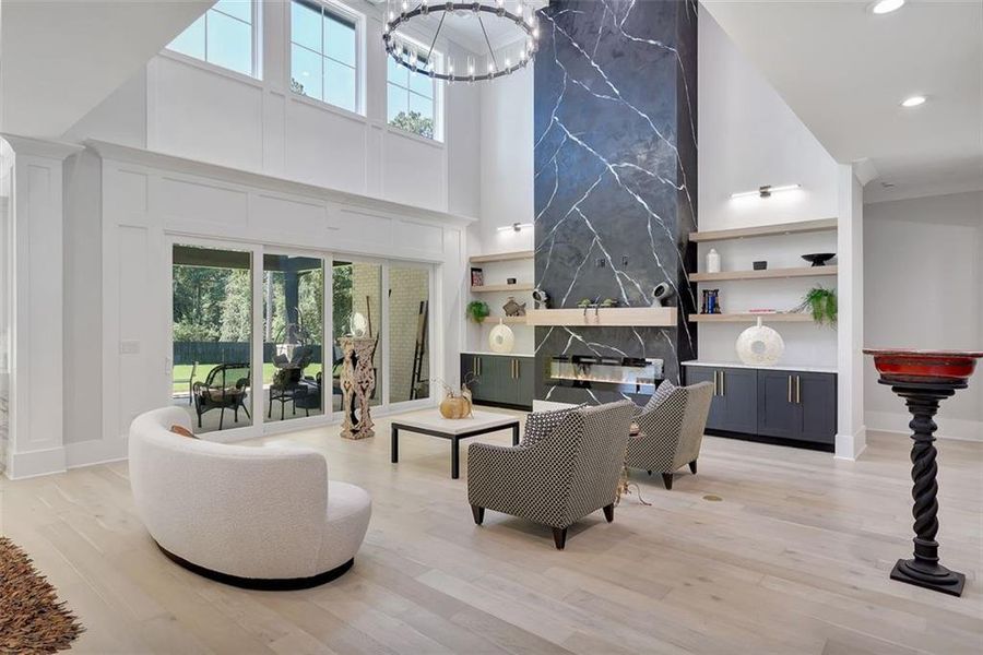 Furnished interior view inside a new home in , Suwanee (Image 15).