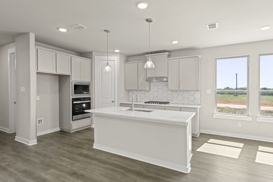 Furnished interior view inside a new home in Hillside Village 40s, Celina (Image 8).