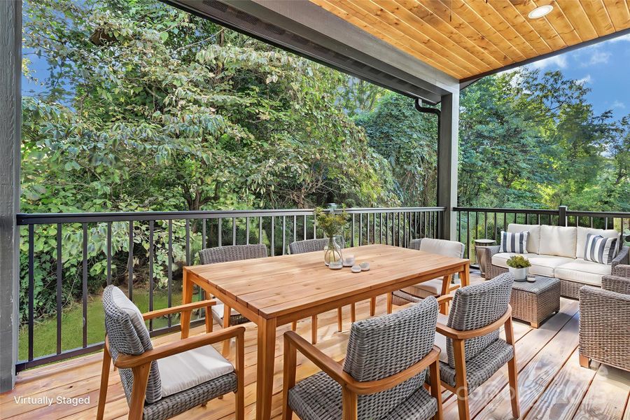 Furnished interior view inside a new home in , Asheville (Image 27).