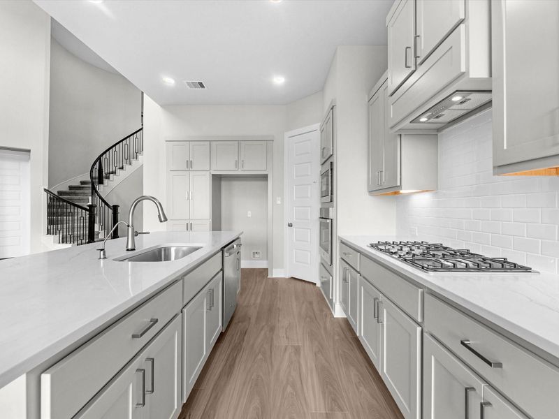 Furnished interior view inside a new home in Oakhill Reserve, Tomball (Image 9).