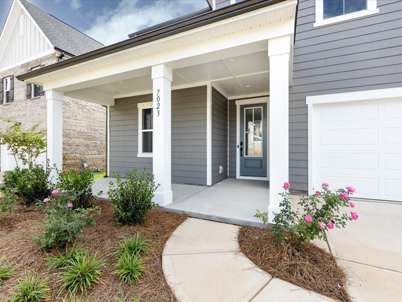 Exterior details and patio area of a home in Alton Creek, Mint Hill (Image 2).