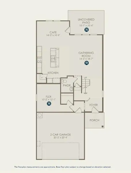 Pulte Homes, San Luis/J floor plan
