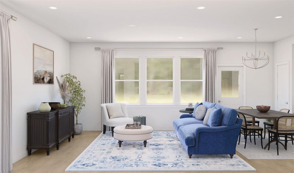 Charming great room (*Artist rendering used for illustration purposes only.)