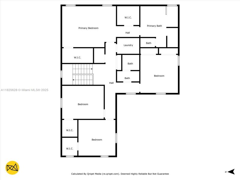 2D floor plan layout of this home in , Miami, FL (Image 6).