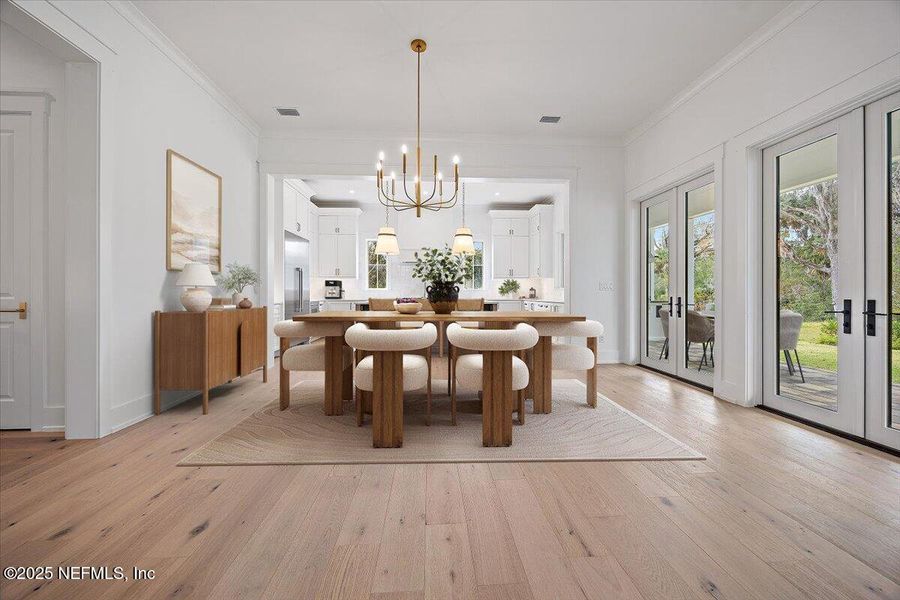 Furnished interior view inside a new home in , Ponte Vedra (Image 7).