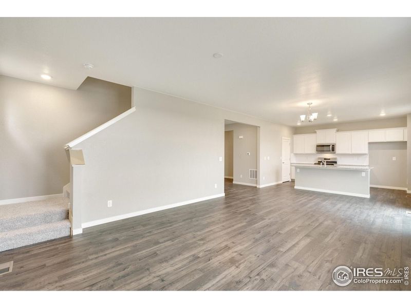 Spacious, unfurnished interior of a new home in Westgate, Greeley (Image 20). Spacious, unfurnished interior of a new home in Westgate, Greeley (Image 20).