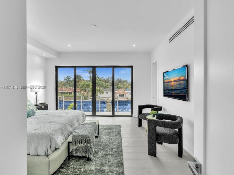 Furnished interior view inside a new home in , Dania Beach (Image 58).