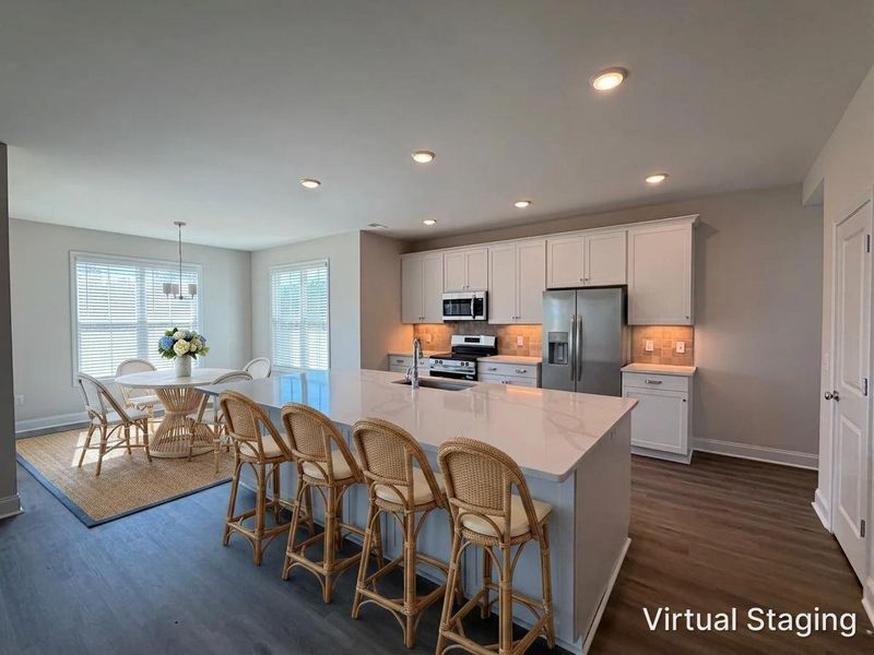 Furnished interior view inside a new home in Brierwood, Shallotte (Image 6).