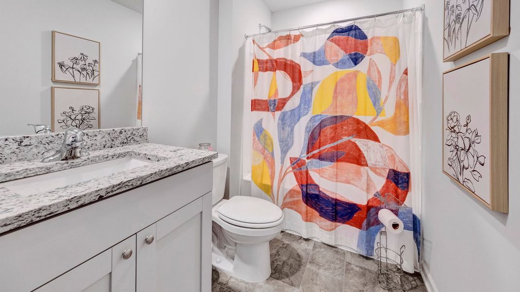 Furnished interior view inside a new home in Huntington Estates, Millington (Image 26). Furnished interior view inside a new home in Huntington Estates, Millington (Image 26).