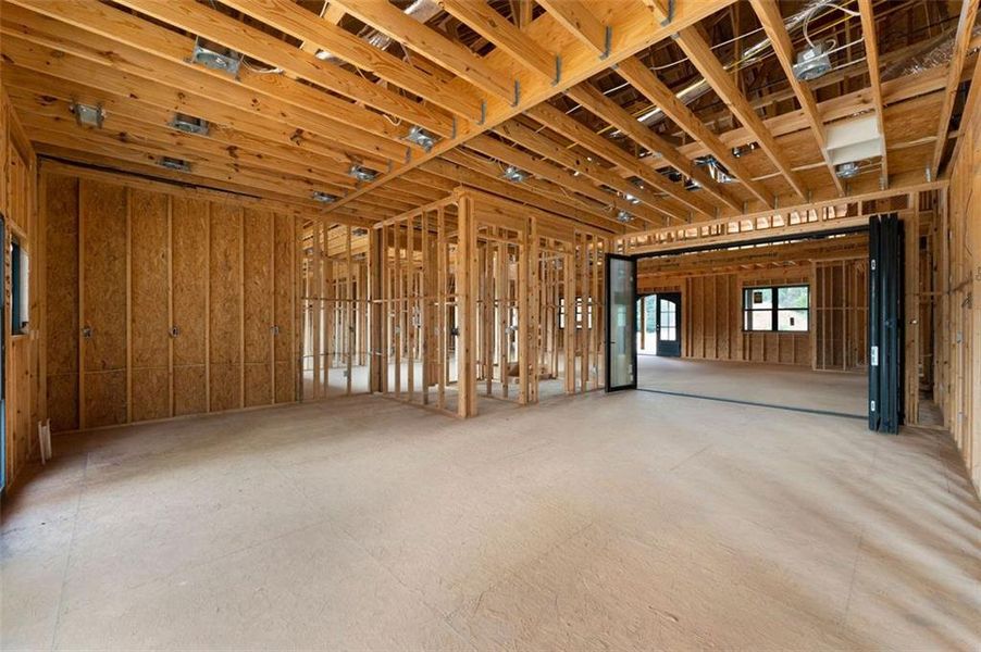 In-progress construction of a new home in , Kingston, GA (Image 49).