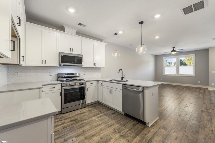 Furnished interior view inside a new home in Renaissance Place, Greenville (Image 3).