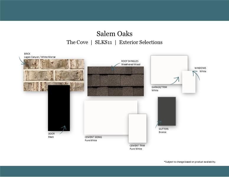 Sample of building materials used in homes in Salem Oaks, Rockford (Image 3).