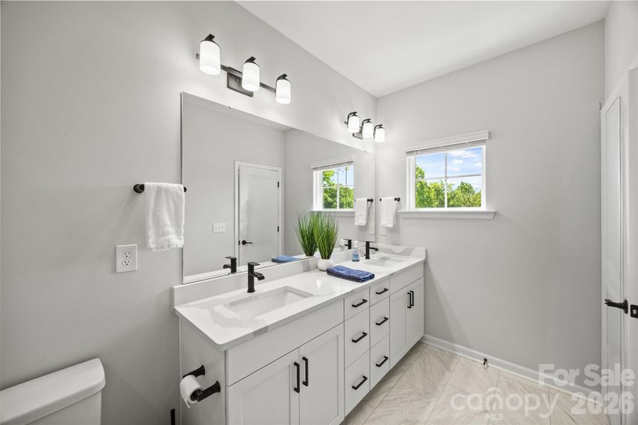 Furnished interior view inside a new home in Parkside Commons, Davidson (Image 10).