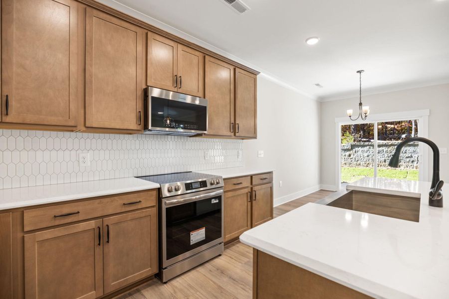 Furnished interior view inside a new home in Harbor Crossing, Greensboro (Image 10).