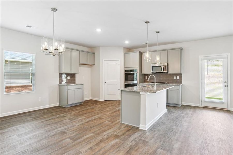 Furnished interior view inside a new home in Conner Springs, Social Circle (Image 10). Furnished interior view inside a new home in Conner Springs, Social Circle (Image 10).