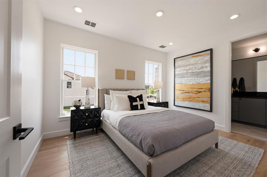 Furnished interior view inside a new home in , Flower Mound (Image 37). Furnished interior view inside a new home in , Flower Mound (Image 37).