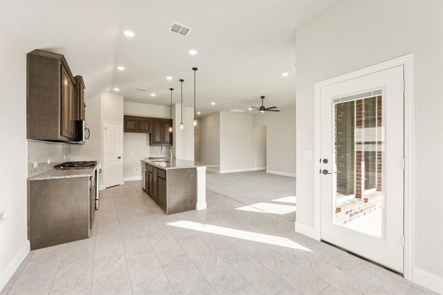 Furnished interior view inside a new home in Eagle Glen 50, Alvarado (Image 11).