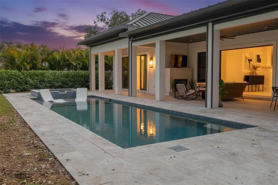 Exterior details and patio area of a home in , Belleair (Image 4).