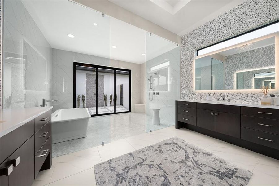 Furnished interior view inside a new home in , Parrish (Image 51).