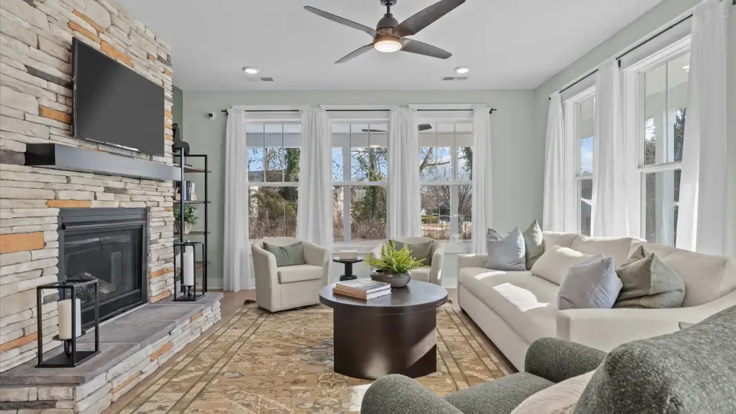 Furnished interior view inside a new home in Robert's Farm, Greenville (Image 12).