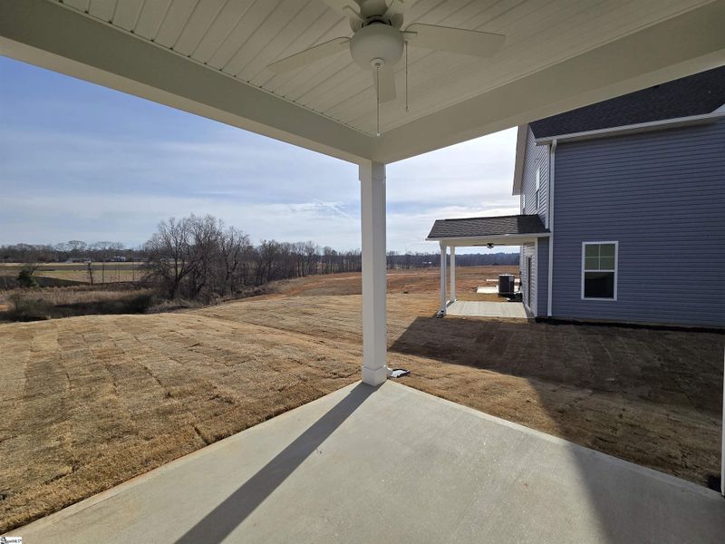 Exterior details and patio area of a home in Halton Oaks, Spartanburg (Image 4).