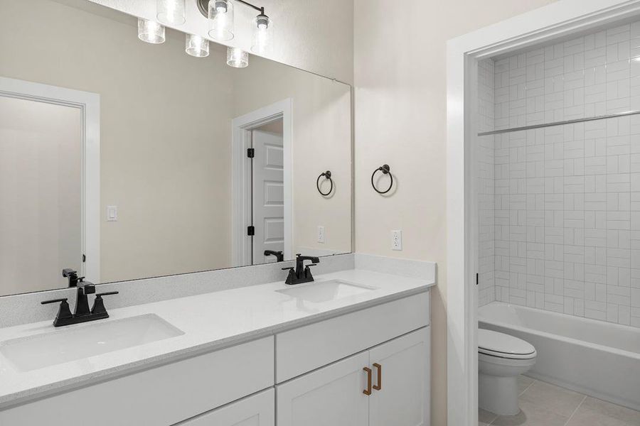 Furnished interior view inside a new home in Terrace Collection at Heritage, Dripping Springs (Image 14). Furnished interior view inside a new home in Terrace Collection at Heritage, Dripping Springs (Image 14).