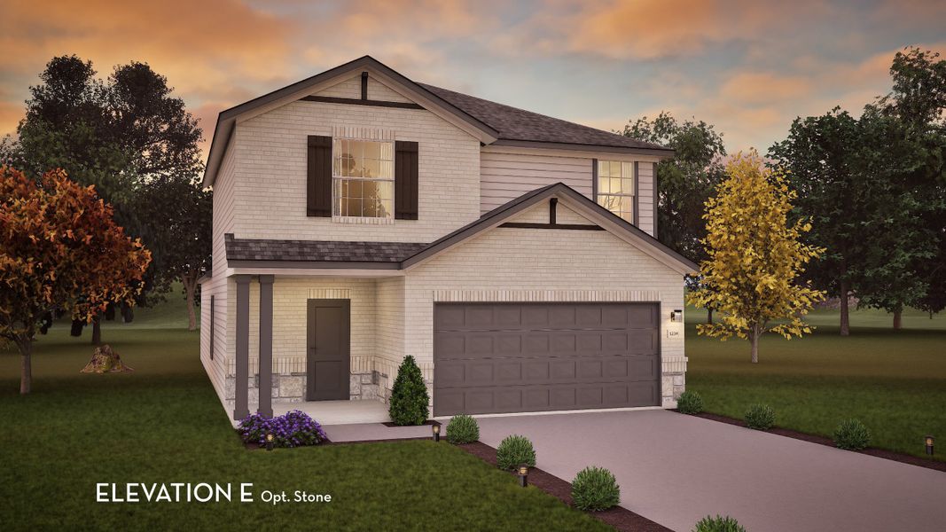 Representative exterior photo of a completed home built from the Ash by CastleRock Communities in Caney Mills, Conroe, TX (Image 19). Representative exterior photo of a completed home built from the Ash by CastleRock Communities in Caney Mills, Conroe, TX (Image 19).