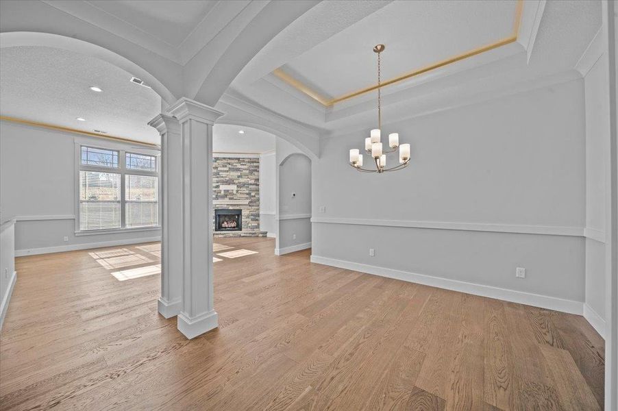 Spacious, unfurnished interior of a new home in Lakeside at Blue Ridge Plantation, Taylors (Image 18).