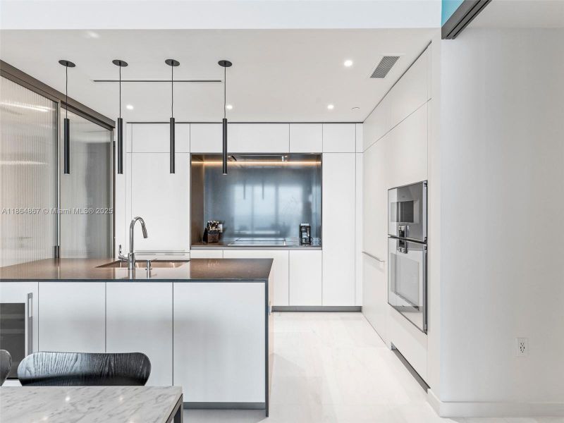 Furnished interior view inside a new home in , Miami (Image 11).