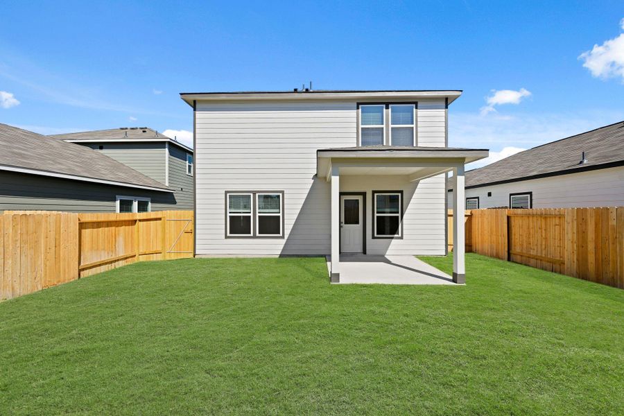 Exterior details and patio area of a home in Northpark South, Porter (Image 13). Exterior details and patio area of a home in Northpark South, Porter (Image 13).