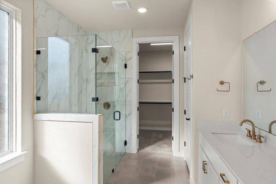 Furnished interior view inside a new home in Terrace Collection at Heritage, Dripping Springs (Image 15). Furnished interior view inside a new home in Terrace Collection at Heritage, Dripping Springs (Image 15).