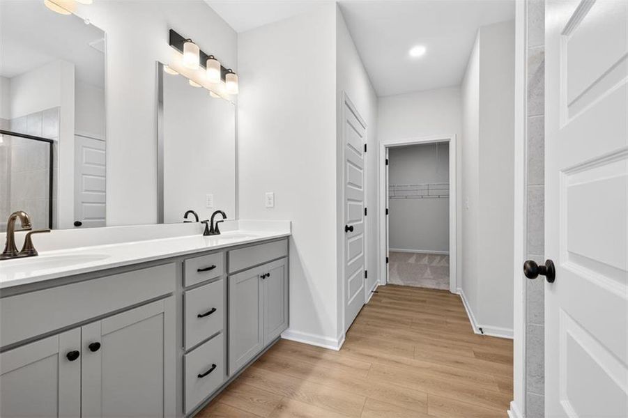 Furnished interior view inside a new home in Allen Manor, Hoschton (Image 16).