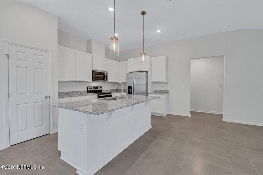 Furnished interior view inside a new home in Panther Creek, Jacksonville (Image 4).