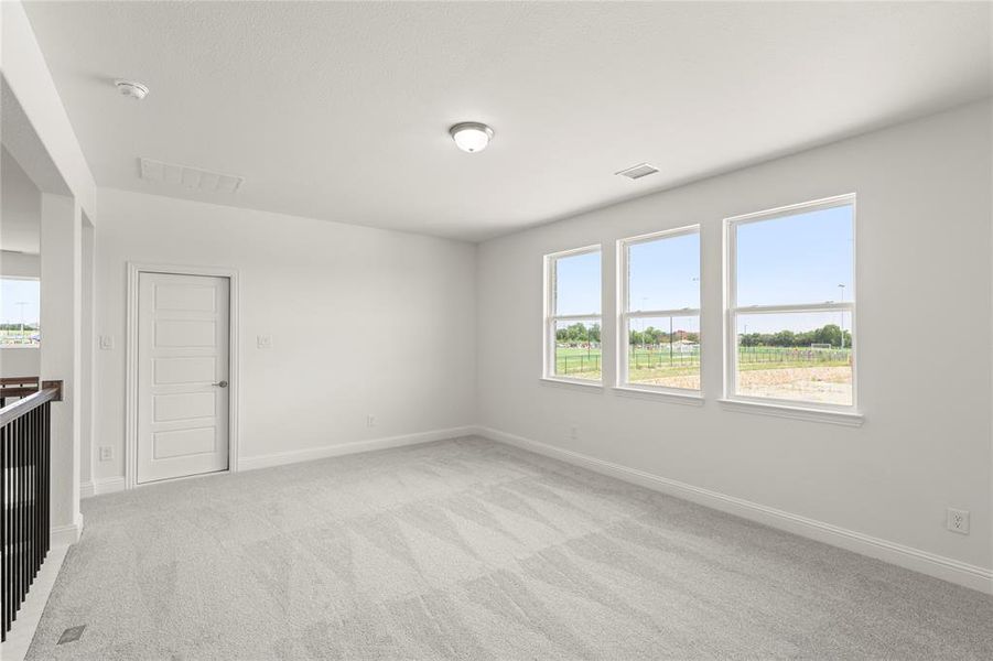 Spacious, unfurnished interior of a new home in Milrany Ranch, Melissa (Image 36). Spacious, unfurnished interior of a new home in Milrany Ranch, Melissa (Image 36).