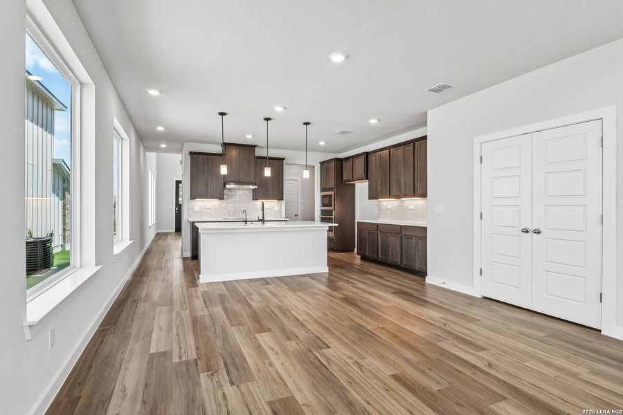 Furnished interior view inside a new home in Highland Ridge, New Braunfels (Image 3).