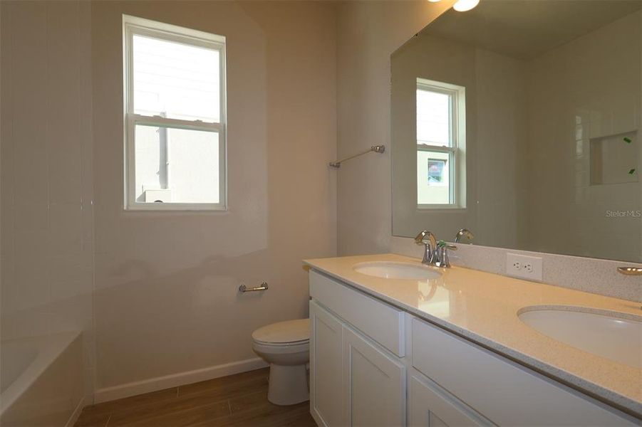 Furnished interior view inside a new home in Estates at Rivercrest, Sanford (Image 10).