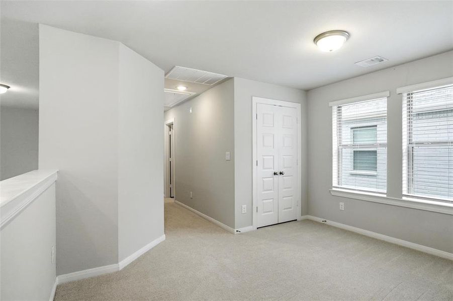 upstair living retreat with closet separates front BR2 from rear b
BR 3&4