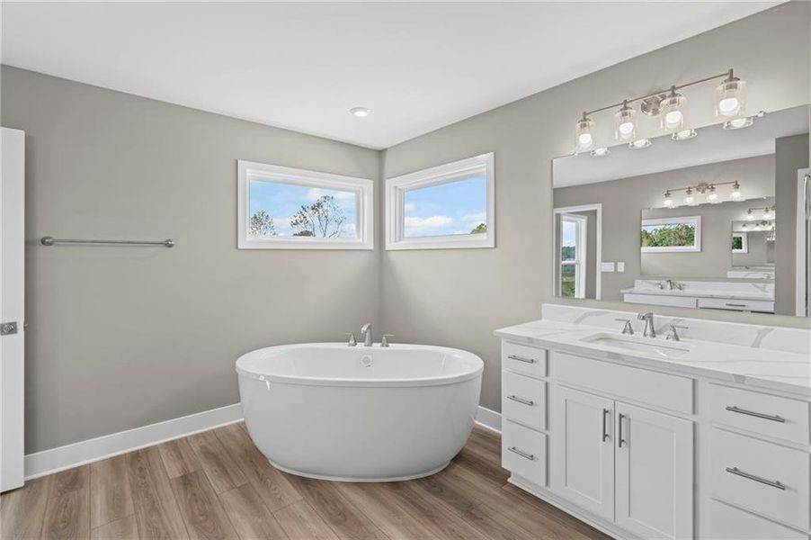 Furnished interior view inside a new home in Twin Lakes, Hoschton (Image 6).