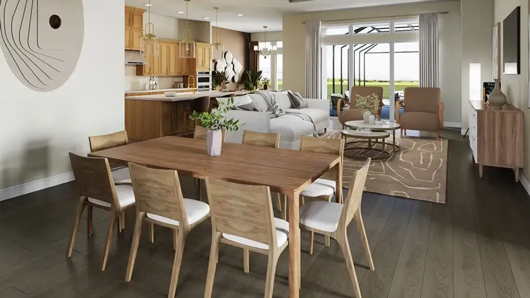 Representative furnished interior of a home built from the Argenta by Taylor Morrison in Esplanade at Pinewalk, St. Johns (Image 8). Representative furnished interior of a home built from the Argenta by Taylor Morrison in Esplanade at Pinewalk, St. Johns (Image 8).