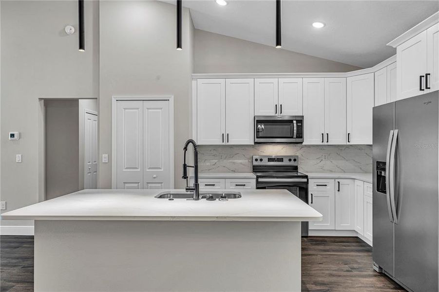 Furnished interior view inside a new home in , Orange City (Image 10).
