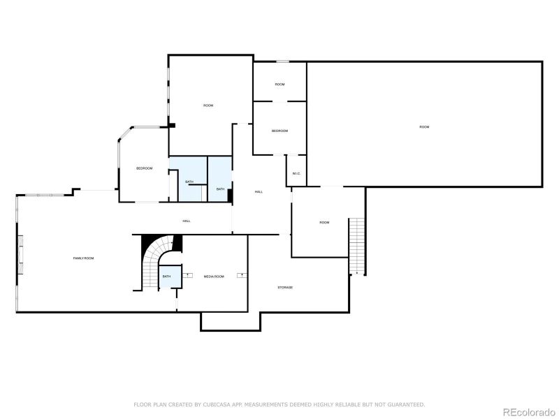 2D floor plan layout of this home in , Colorado Springs, CO (Image 4).