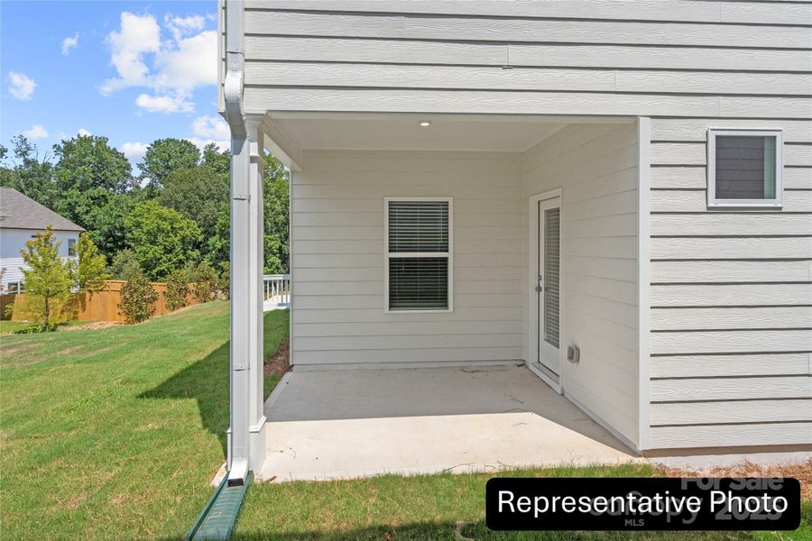 Exterior details and patio area of a home in Country Club Village, Salisbury (Image 2). Exterior details and patio area of a home in Country Club Village, Salisbury (Image 2).