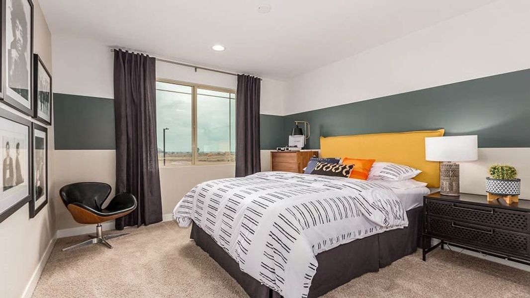 Representative furnished interior of a home built from the Redwood by Taylor Morrison in Paradisi, Surprise (Image 35).